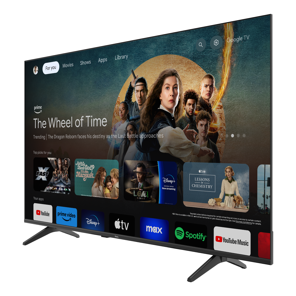 Televizorius Šilelis Google TV-55 Mini LED